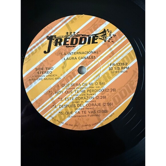 Laura Canales La Internacional LP Freddie Records FR-1278 Radio Station Copy VG - Picture 7 of 7